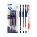 Bolígrafos Surtidos gel c/tapa y grip ergonómico Deli *UMV-4 blisters de und*