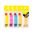 Notas Adhesivas Pestañas Deli 38*18 (mm): 2*20 hojas 38*25 (mm): 20 hojas *UMV-Inner de 24packs surtidos*