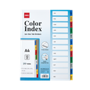 Separador para Carpetas Mensual Deli A4 *UMV 5 packs*