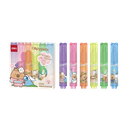 Resaltadores Capypets Apilables Punta Biselada - Estuche x 6 Colores *UMV-6 set*
